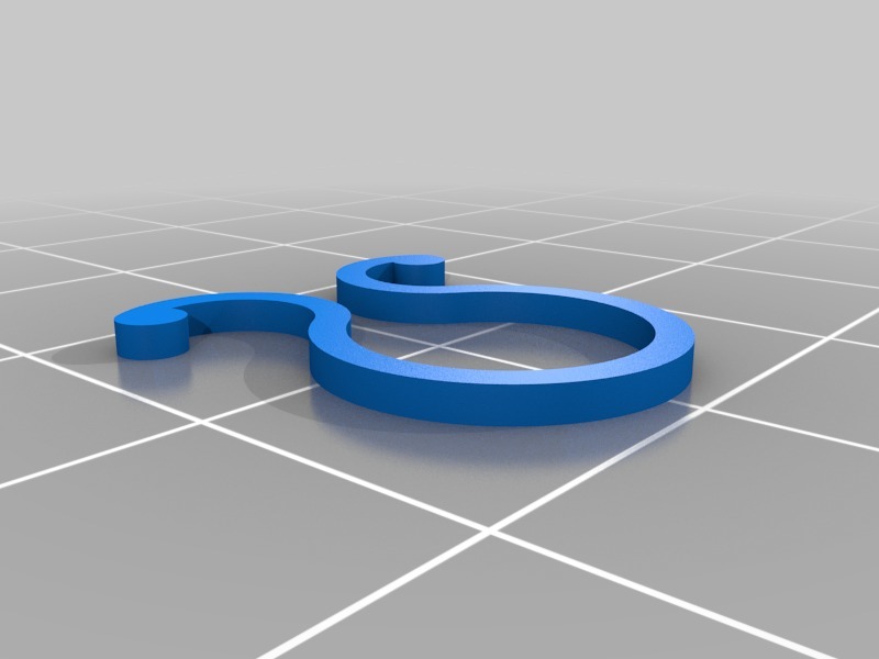 Miniatura 5 do modelo 3D Customizable Cable Clip