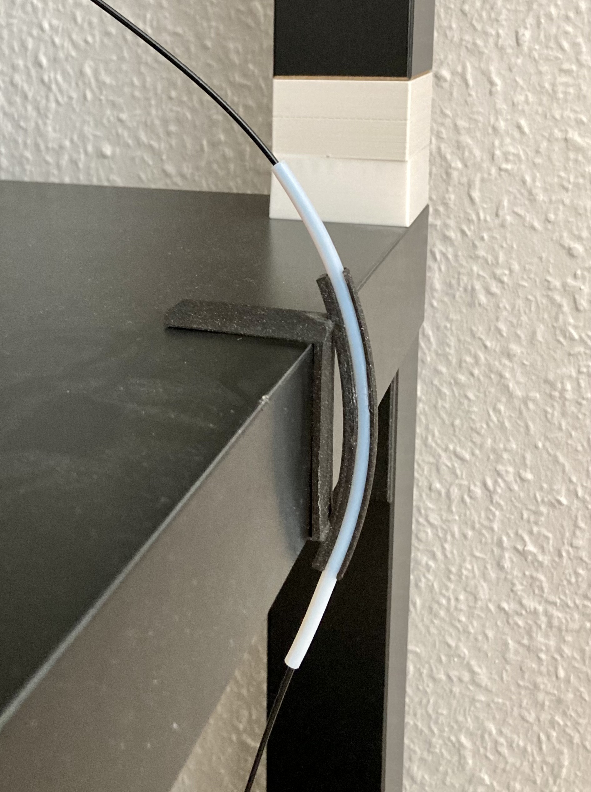 Ikea LACK Filament guide without drilling