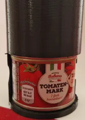 Stacking aid for canned food