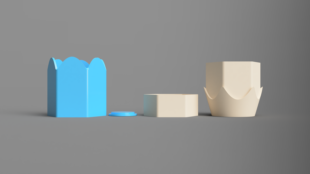 Pencil Shaped Pen Holder 01 (SC) by Wilko Download free STL model