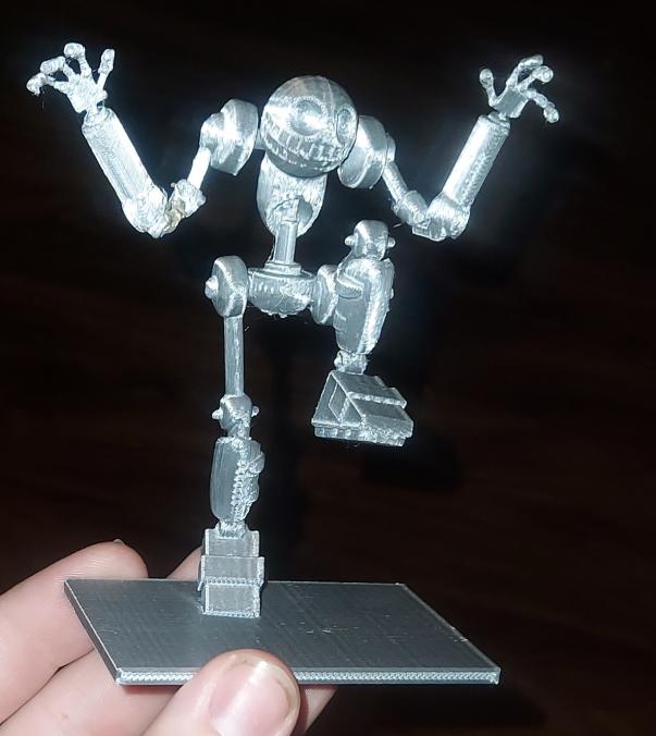 Dr Steel Robot desk figure by GQinc | Download free STL model ...