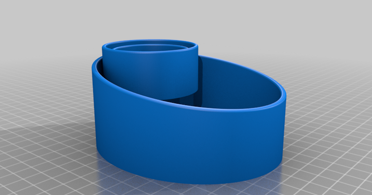 Chicken feeder for PVC pipe (50 / 53 mm) by auer_platanoides | Download ...
