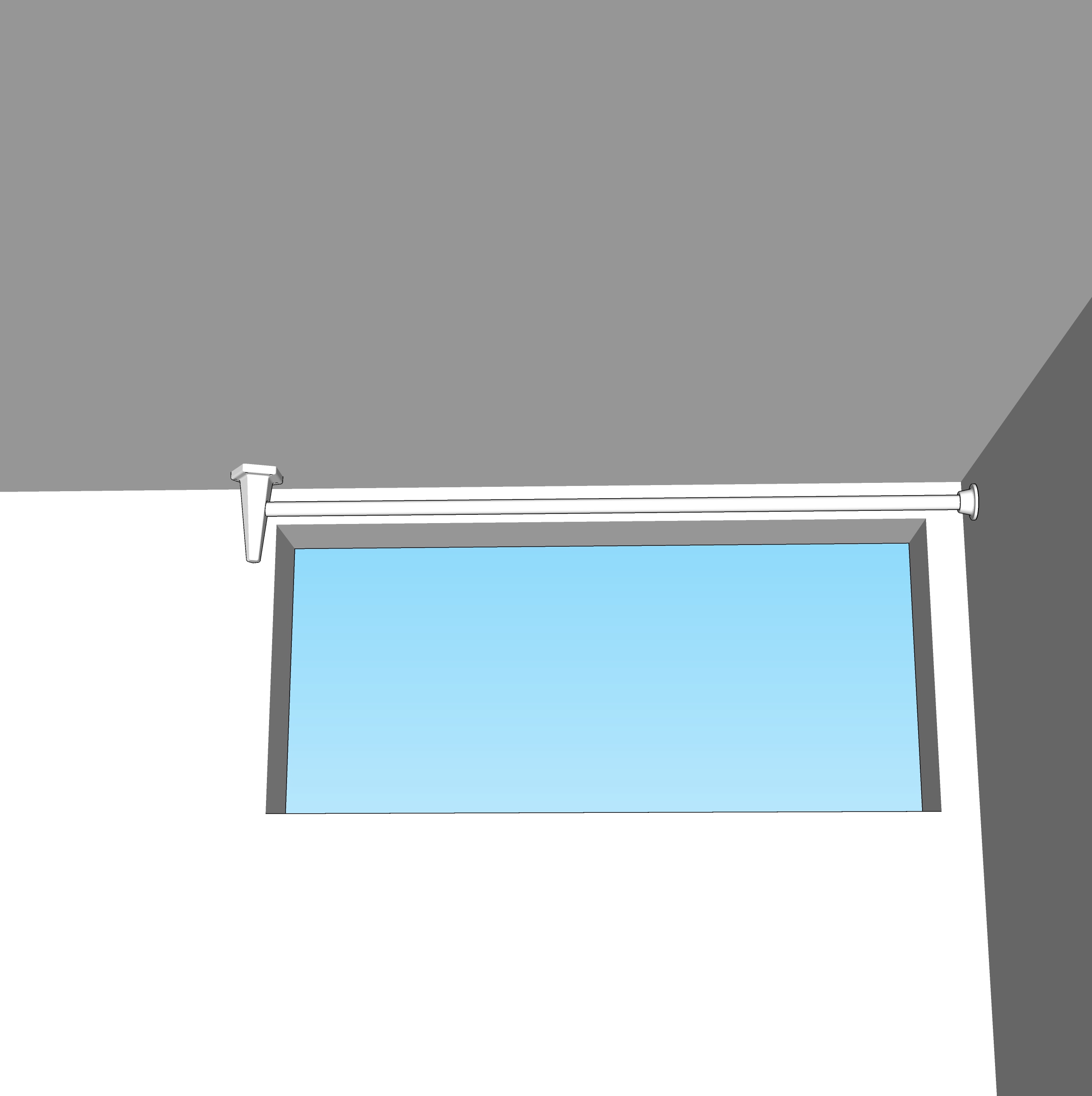 Curtain rail holder 18mm