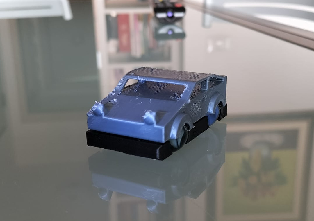 Marble toy car