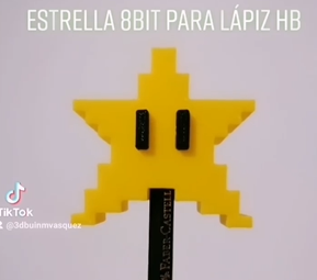 Estrella Mario 8 Bit