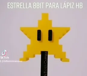 Estrella Mario 8 Bit