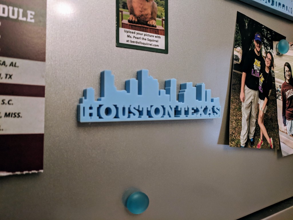 Texas City Skylines (Magnetic or Stand-Along)