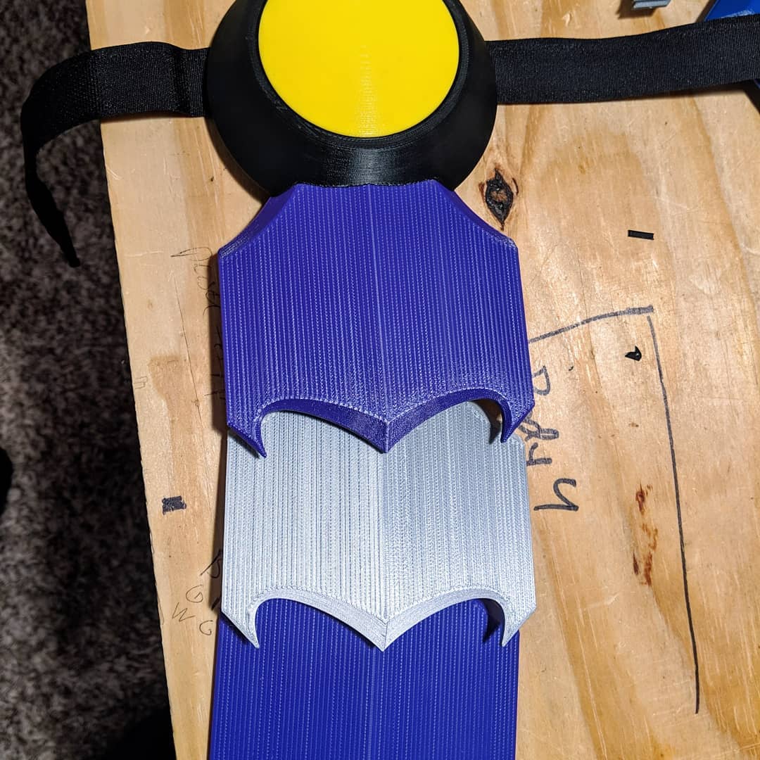 Aqua Shoulder & Leg Armor - Kingdom Hearts