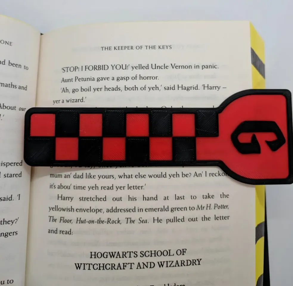 Hogwarts Houses Bookmarks by Celta, Download free STL model