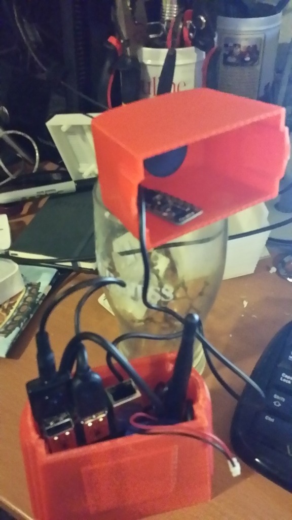 Raspberry Pi Enclosure Case for a Pi, Battery, Charge/Boost Board , WiFi, Fm Transmitter with