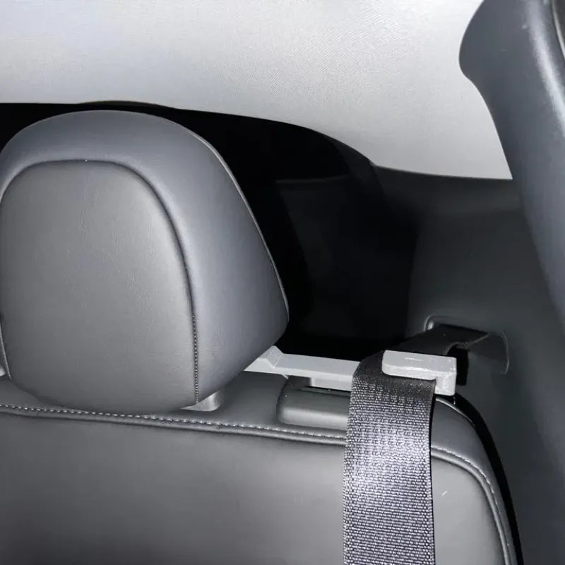 Tesla Model Y Rear Seat Belt Guide by espinete, Download free STL model