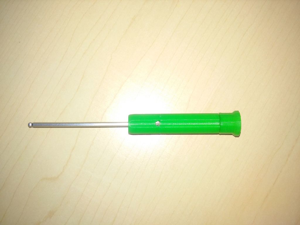 Wera Hexagon Precision Screwdriver, 3/32 In Tip, 60 Mm Blade, 157 Mm