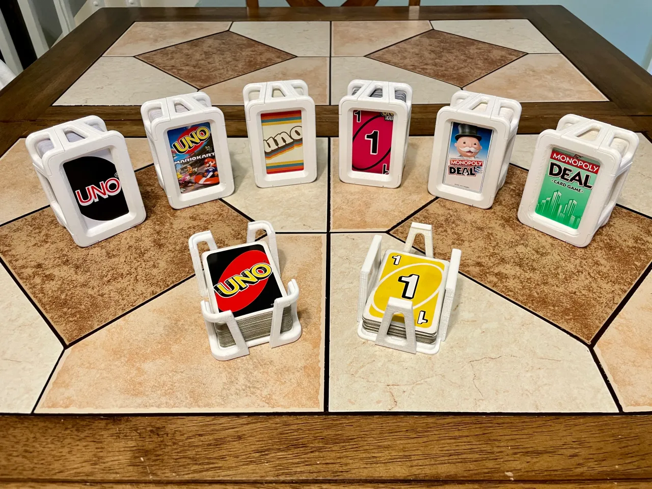 STL file Card game storage case and draw & discard tray all in one! Kids  ruin the boxes to your card games? - three deck tall (55mm) 🎲・3D printable  model to download・Cults