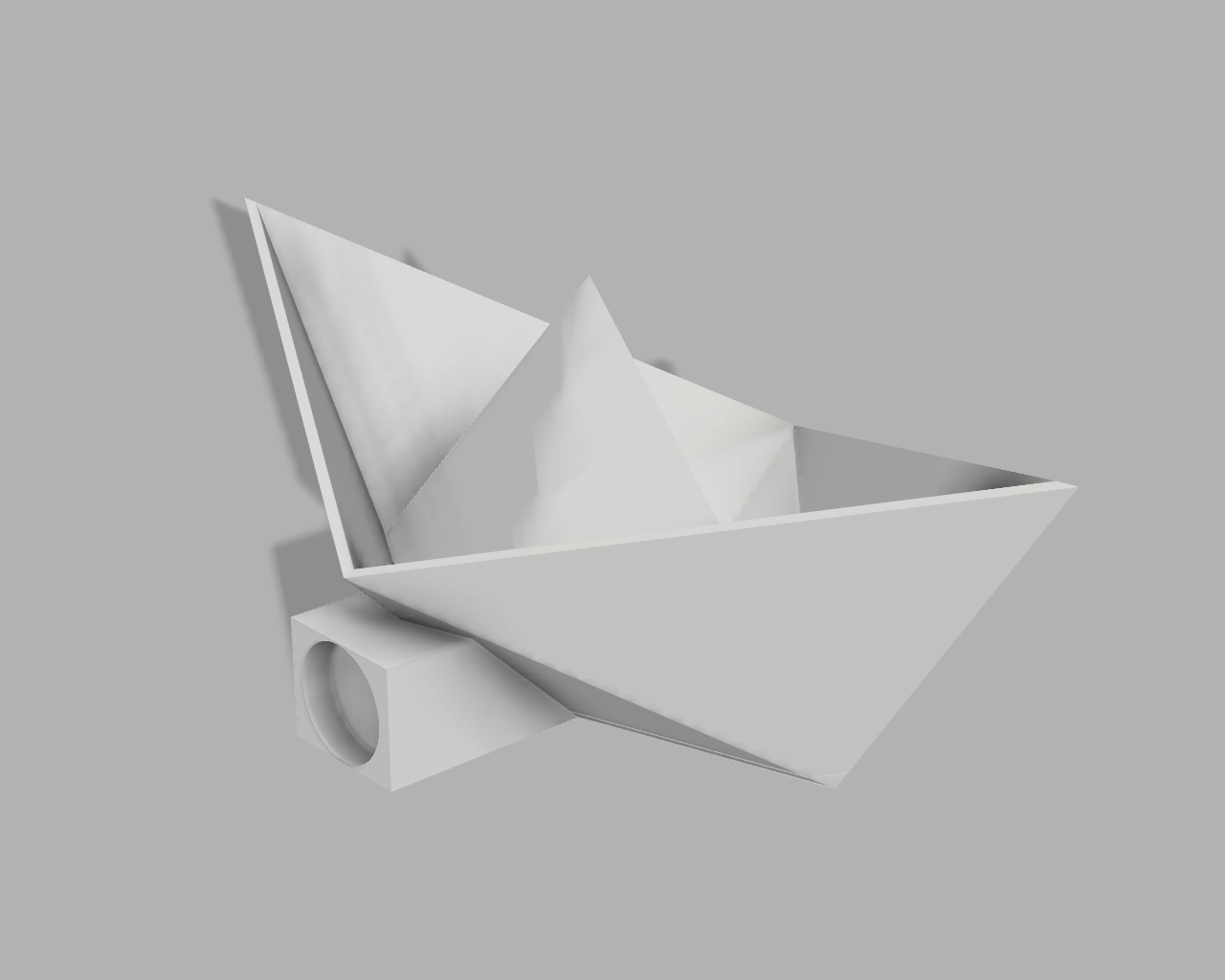 Floating Paper Boat with Magnet or for Skadis
