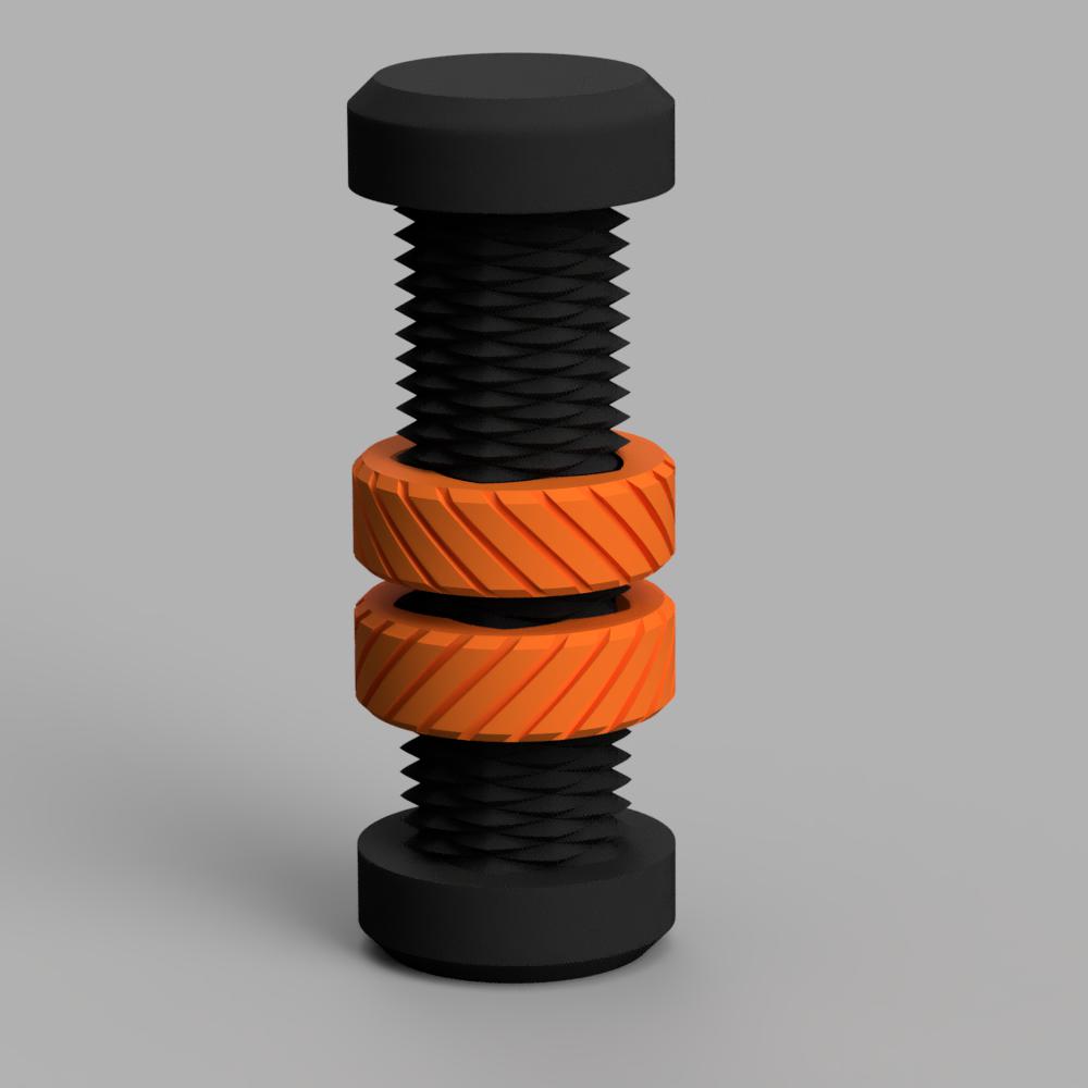 Dual Thread Fidget Toy
