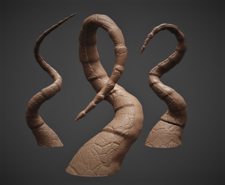 Silt Horror Tentacles - Dark Sun Kraken by Amoda | Download free STL
