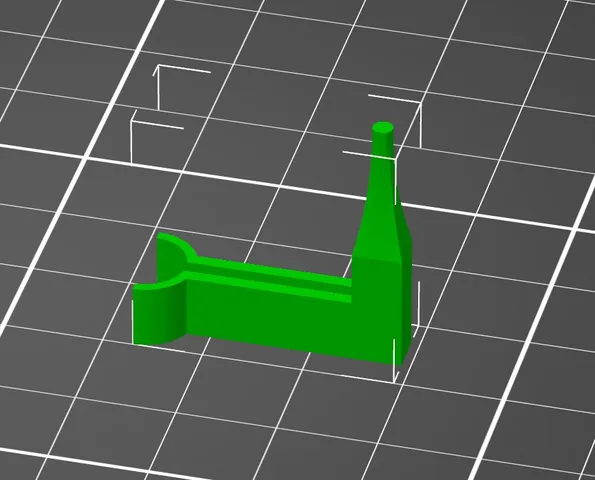 BF109 RC airplane tail wheel steering pin