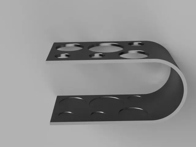 supportless Toothbrush Holder