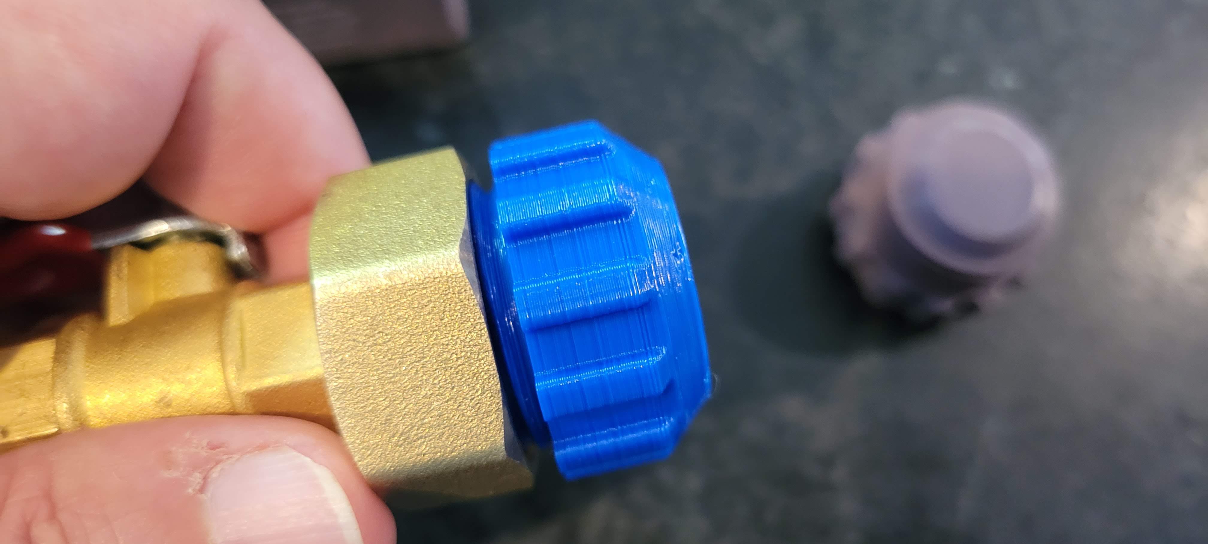Male Garden hose stopper by osbock Download free STL model