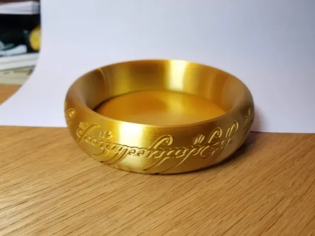 Lord of the Ring - The One Ring dice bowl by Skar84 from Thingiverse