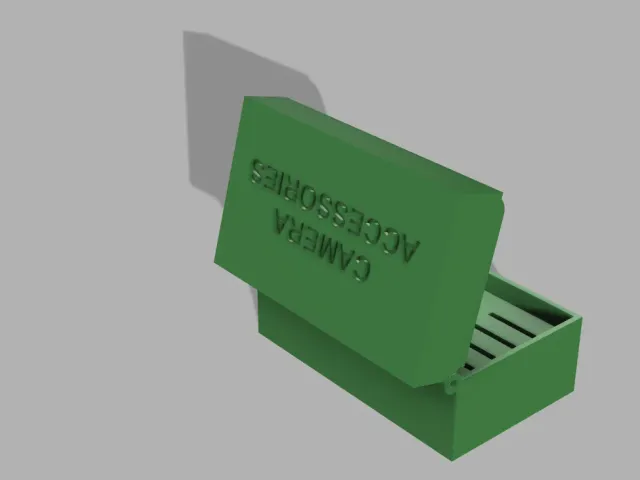 Camera Memory and Accessories Box