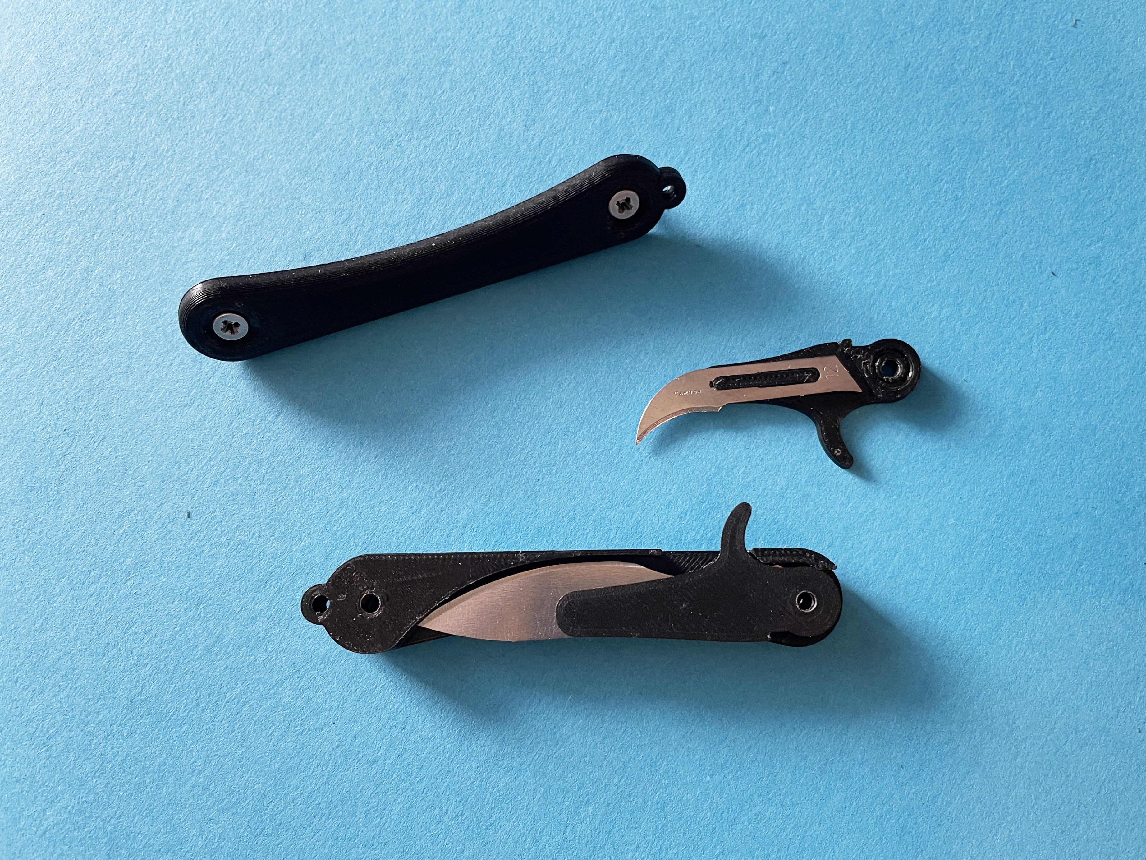 Pocket scalpel knife, folding scalpel knife