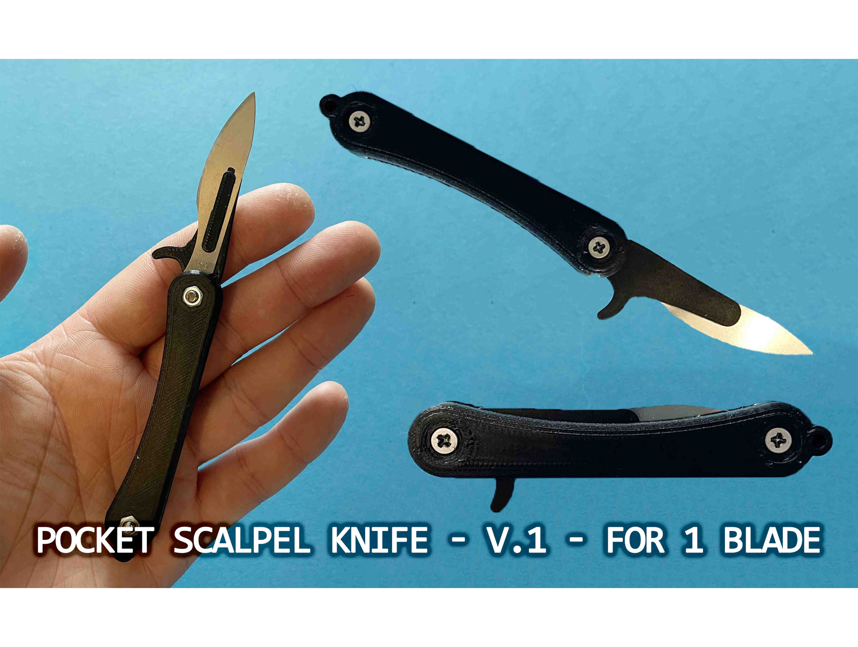 Modeling Scalpel Knife New 