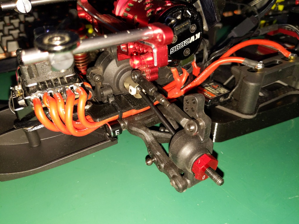 Yokomo YD2SX3 esc wiring stealth mount