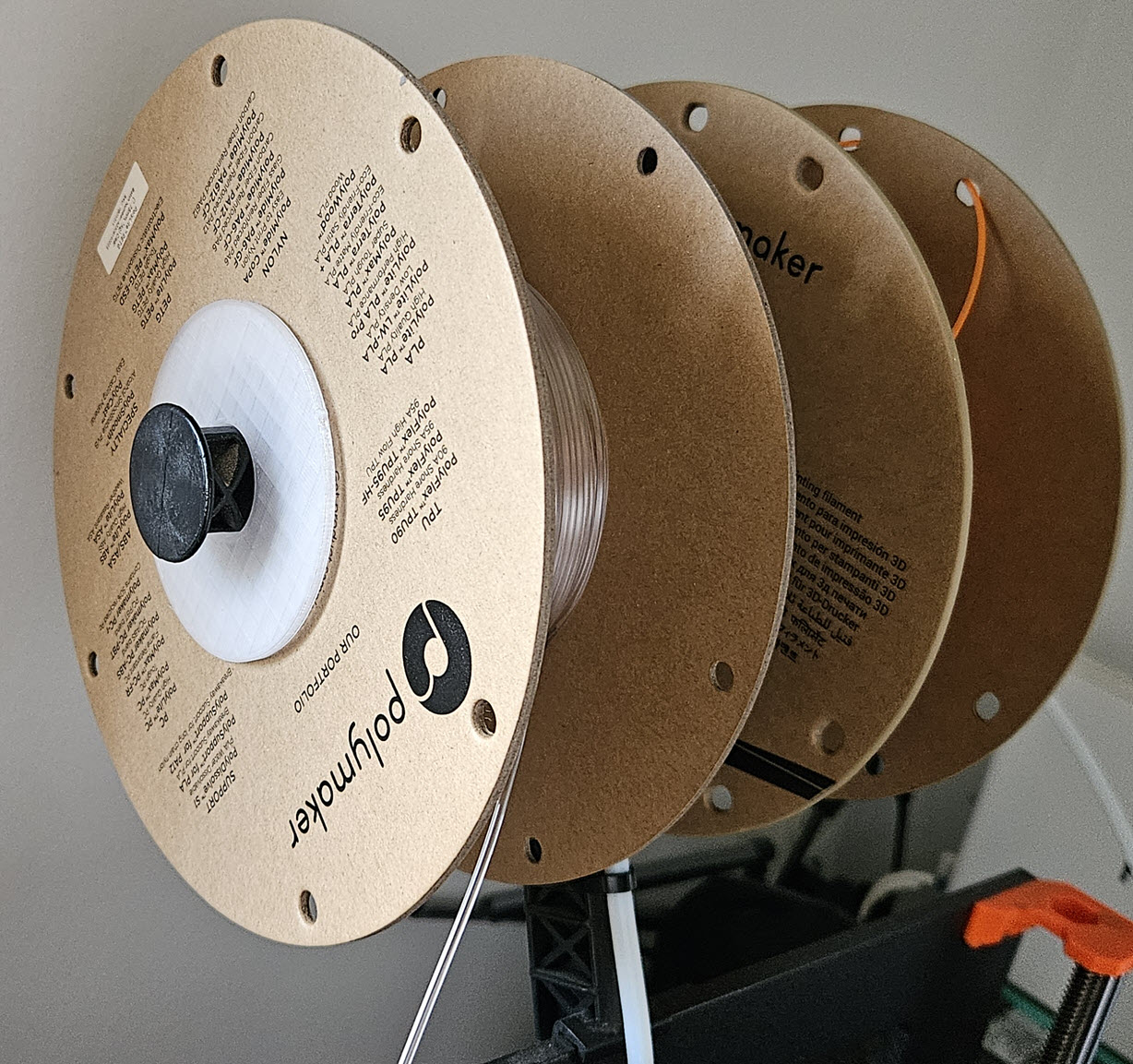 Prusa Mk3 - Spool Holder - Polymaker Adapter