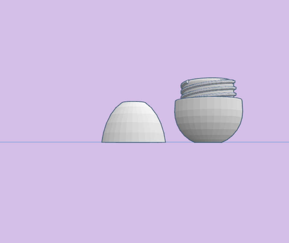 Miniatura 2 do modelo 3D Easter egg threaded V2
