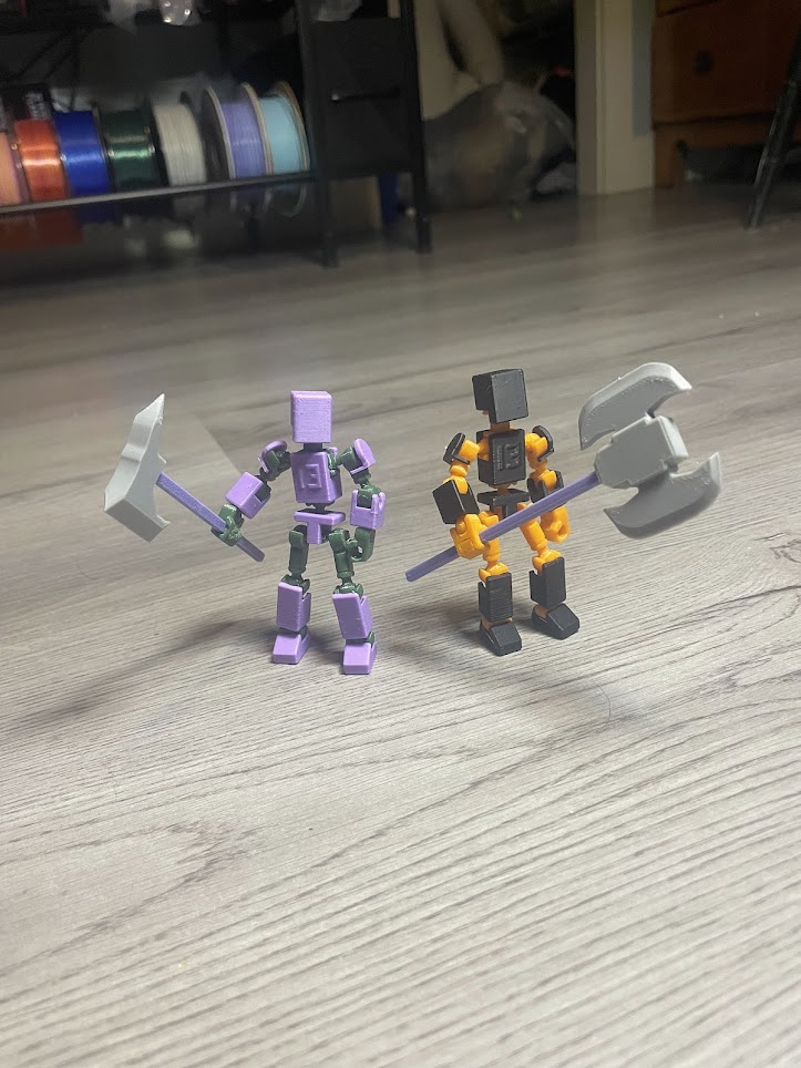 Battle Axes for Dummy 13