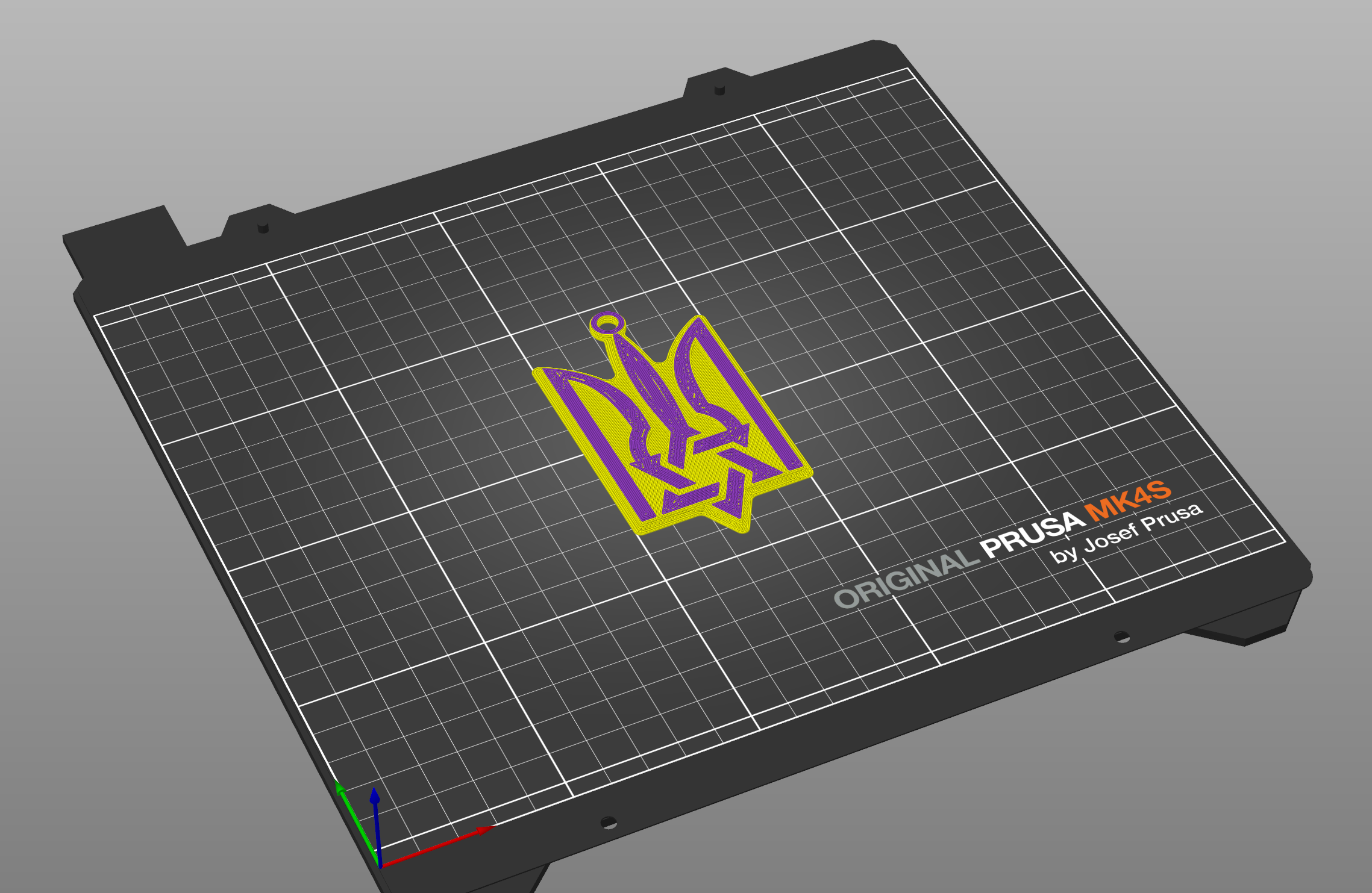Ukraine & Israel Emblem double sided non MMU