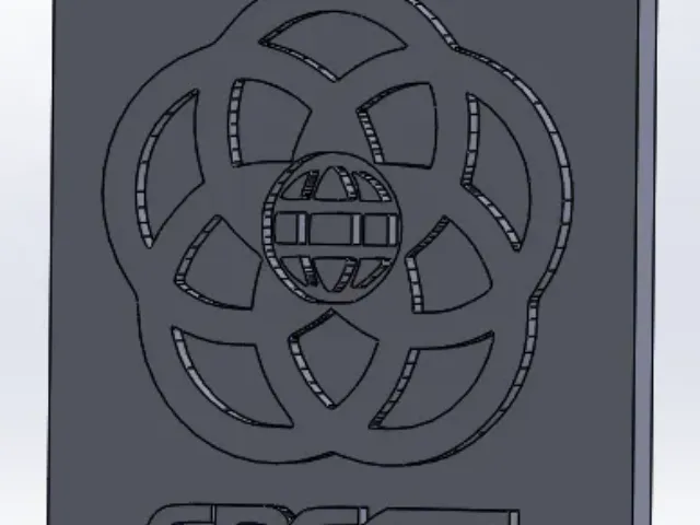 Retro Epcot Logo Keychain