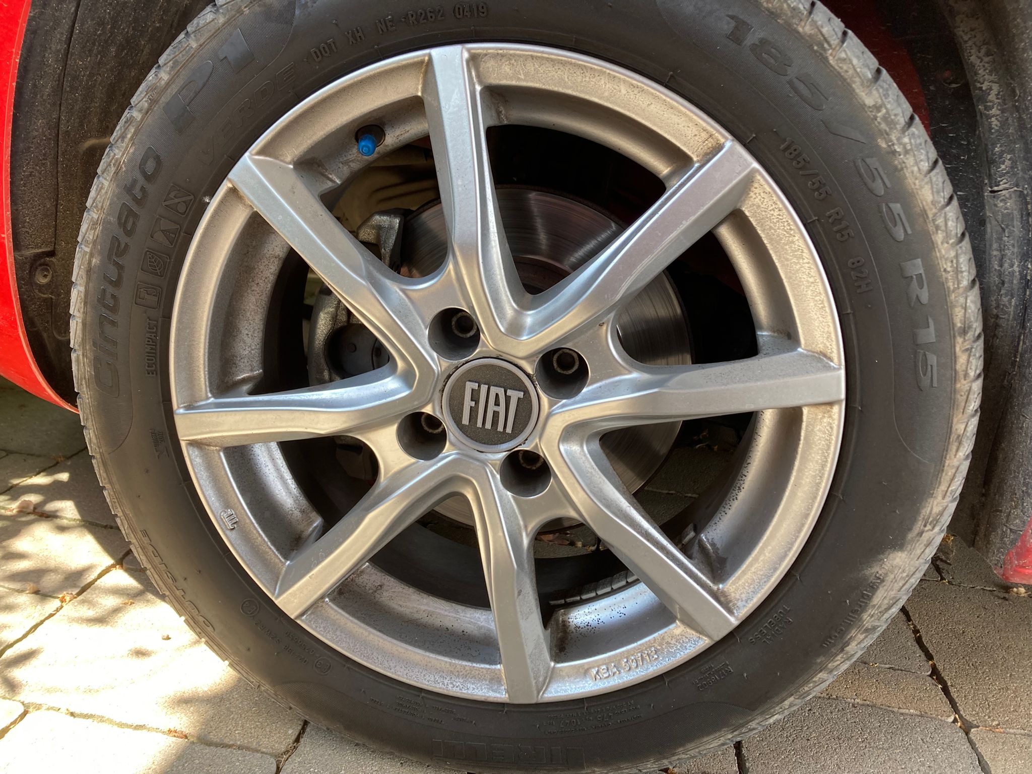 Hubcaps for alloy wheels compatible with Fiat diameter 60mm