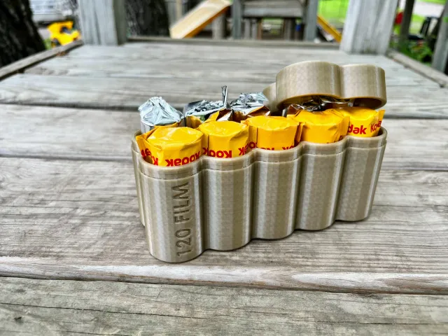 "Twin Pro Pack" film holder- hold 10 rolls of film