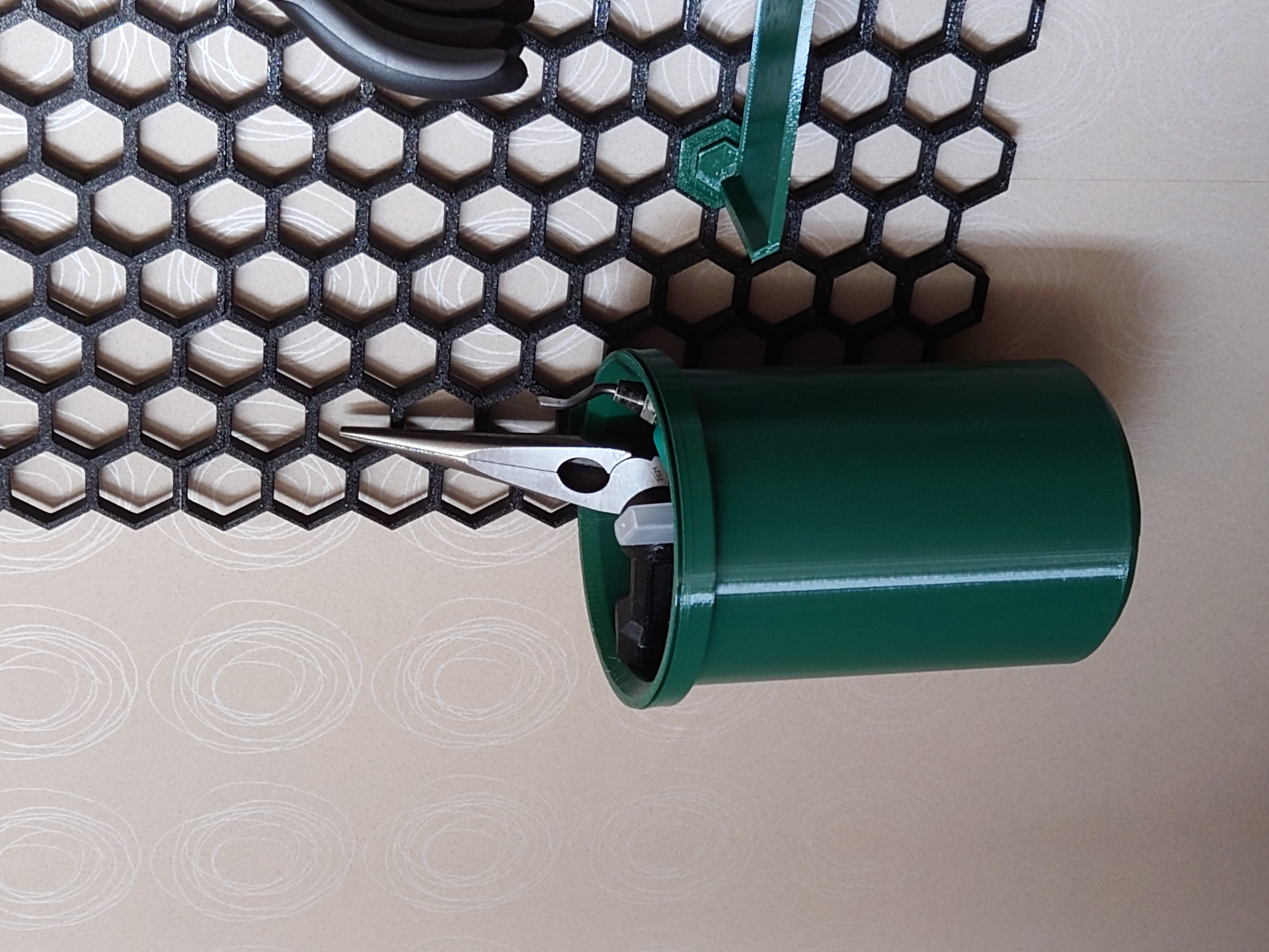 Cup Holder and Cup for Honeycomb Storage Wall