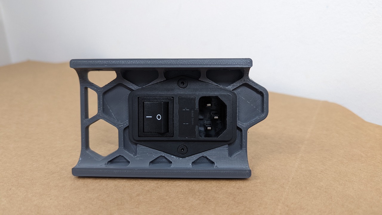 Voron Trident skirt for Schaffner FN284