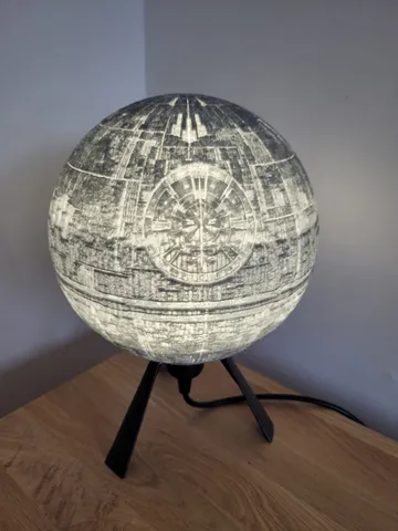 Starwars deathstar lithophane lamp