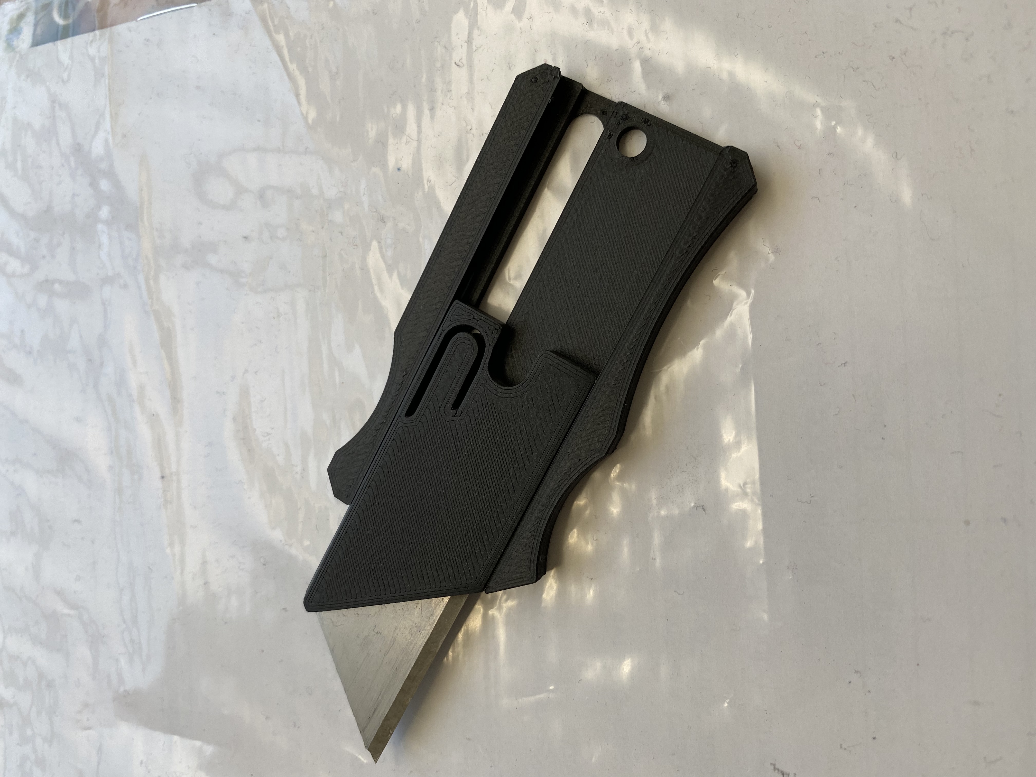 Utility Knife - Hex Removed 3D model thumbnail