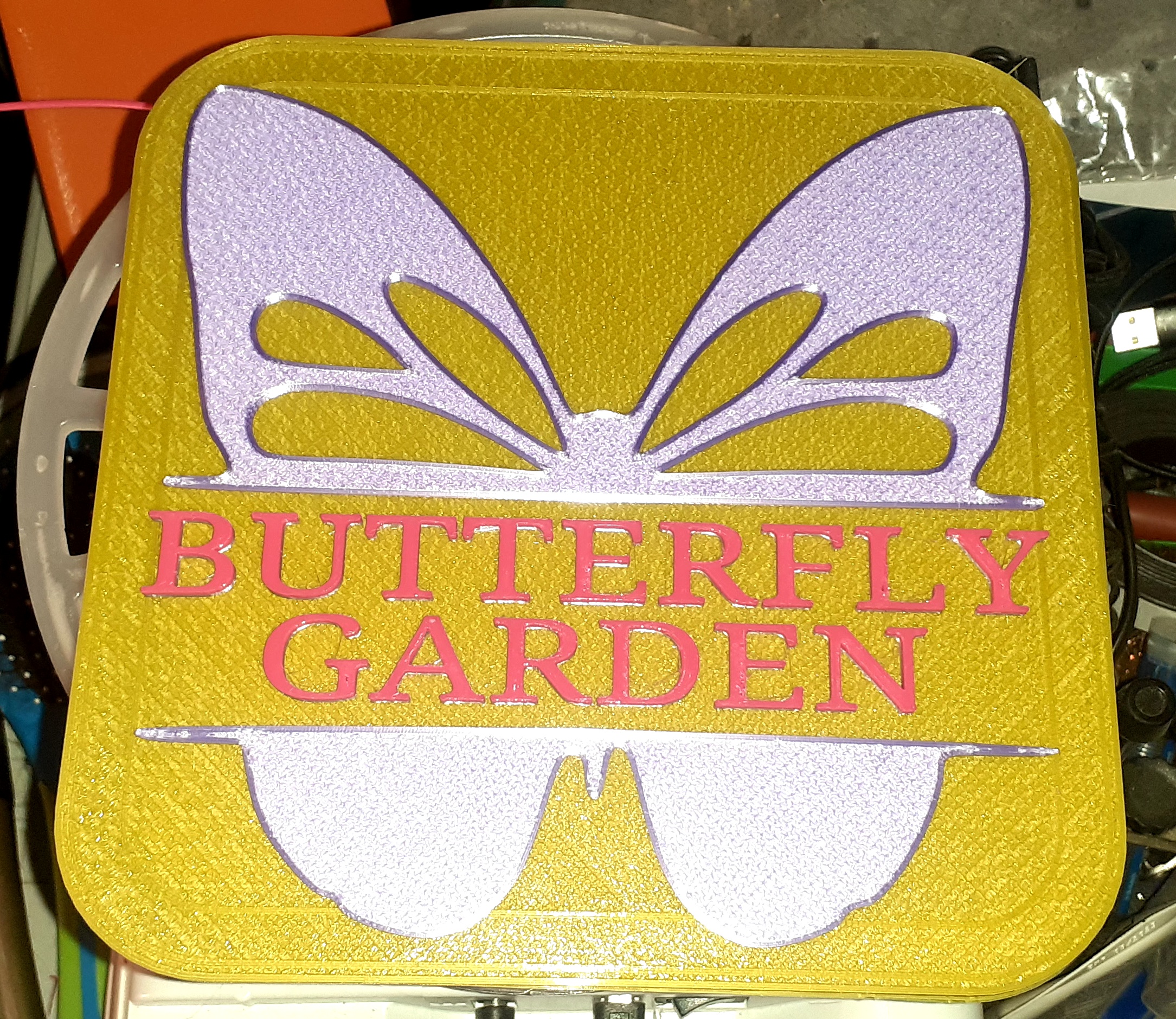 Butter Fly Garden Sign