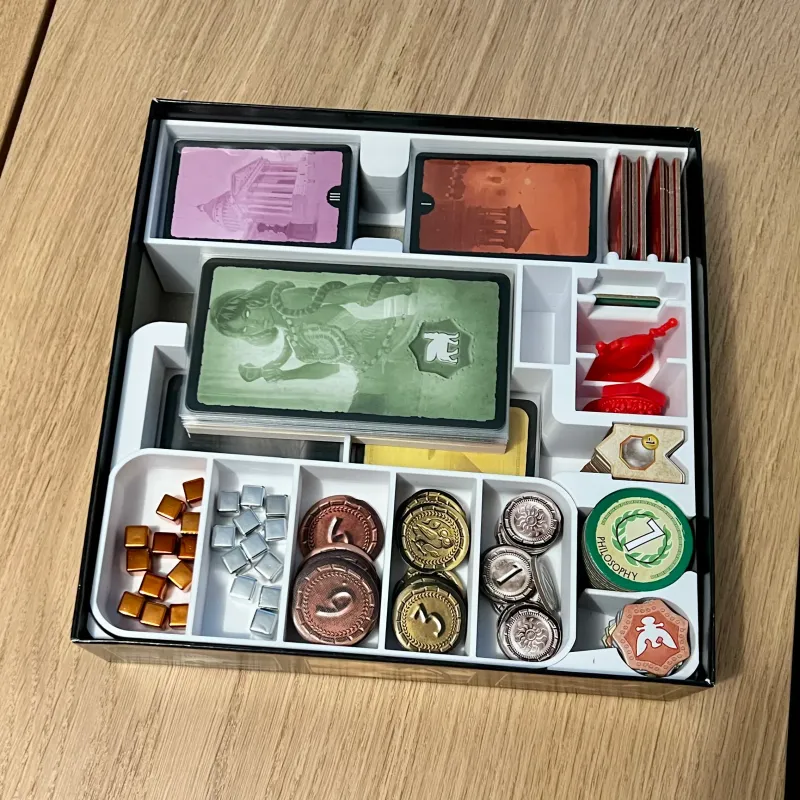 7 Wonders Duel + Agora + Pantheon Insert by endofturn, Download free STL  model