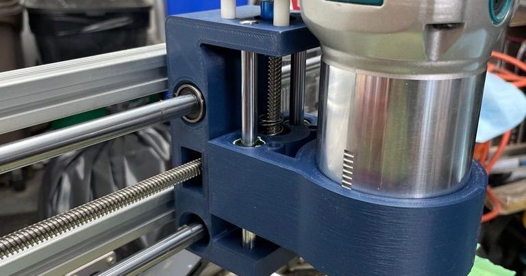 Makita Trim Router Spindle Upgrade for 3018 CNC by