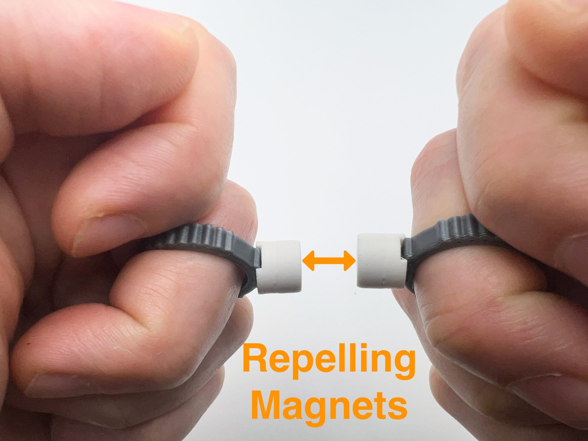 Magnetic Twiddler - Fidget Toy Rings (8x3mm magnets)