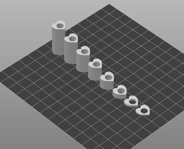 Heart Shaped Spacers M6 | Decorative & Functional | 3D Print File