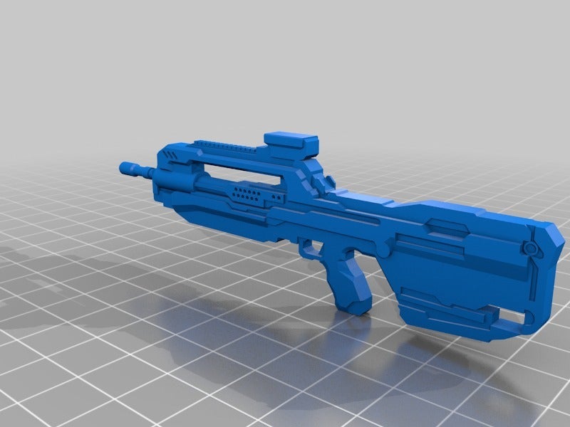 Halo BR Rifle Print Ready