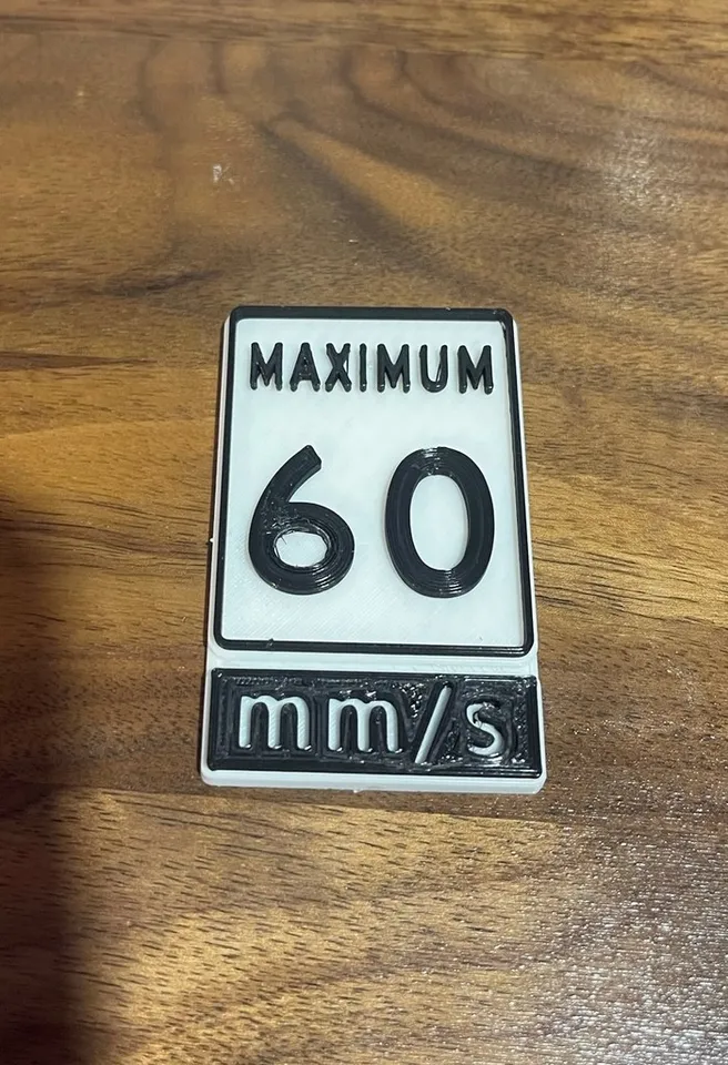 Speed limit sign for printers in mm/s - Canadian style by Krusty Klam ...