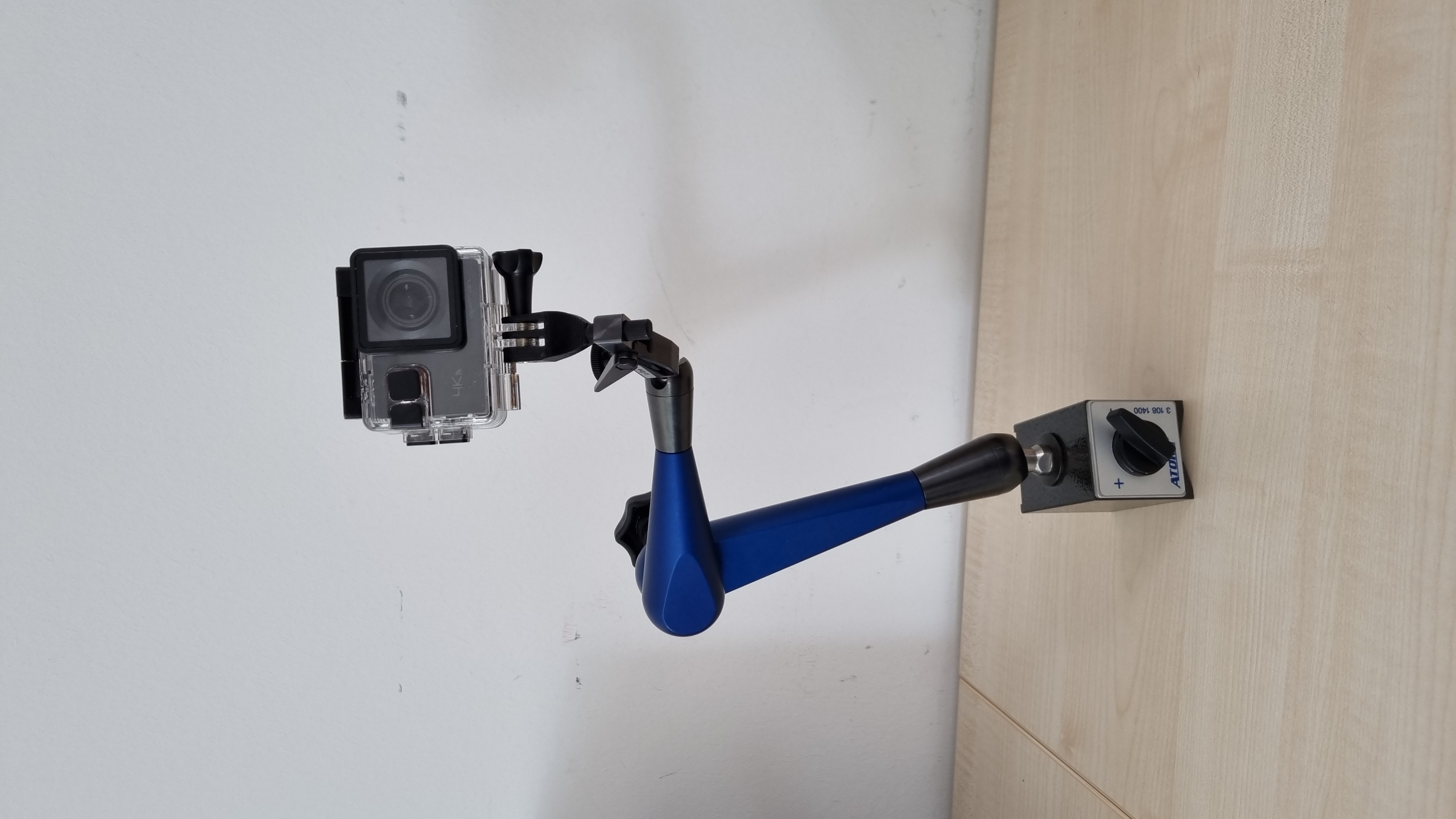 GoPro mount for industrial magnetic stand
