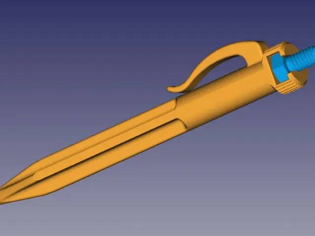 Pen Stativ 1/4" - 20 UNC V2