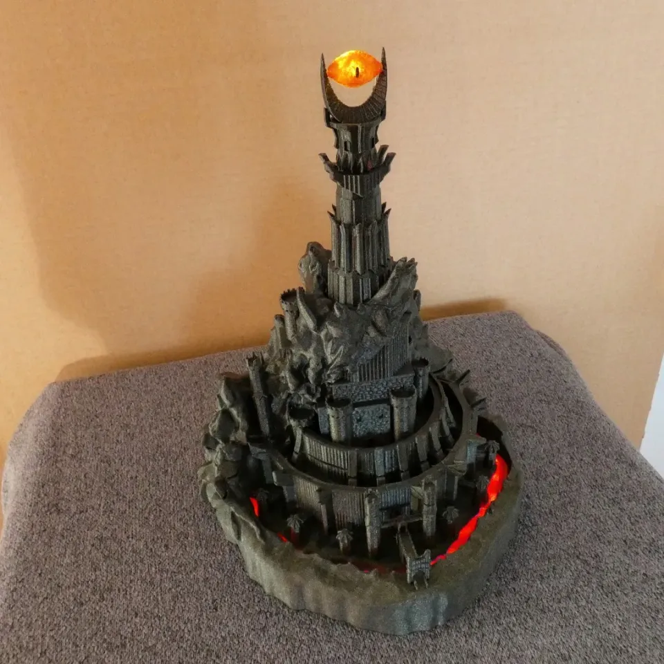 Barad-dûr: the Dark Tower/eye of Sauron From Lord of the Rings 