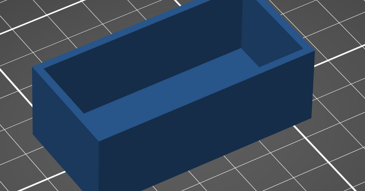 Simple box (no lid included) by sramek5 Download free STL model